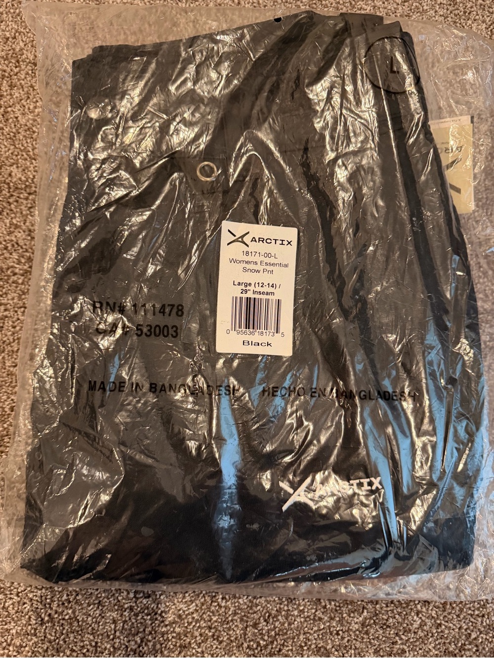 Arctix Black Women's Snow Pants - Insulated Winter Wear